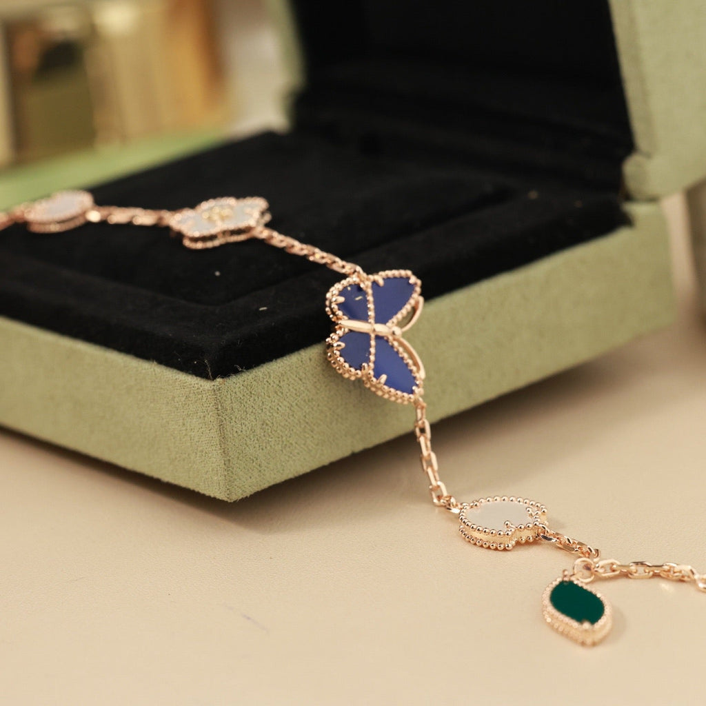 [Twinkle JURI]LUCKY SPRING BUTTERFLY 5 MOTIF BRACELET