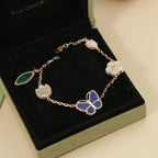[Twinkle JURI]LUCKY SPRING BUTTERFLY 5 MOTIF BRACELET