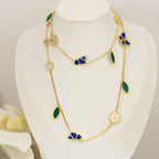 [Twinkle JURI]LUCKY SPRING BUTTERFLY 15 FLOWER NECKLACE
