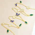 [Twinkle JURI]LUCKY SPRING BUTTERFLY 15 FLOWER NECKLACE