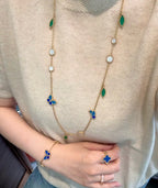 [Twinkle JURI]LUCKY SPRING BUTTERFLY 15 FLOWER NECKLACE