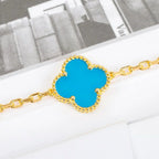 [Twinkle jewelry]New  CLOVER 5 MOTIF TURQUOISE BRACELET COLLECTION