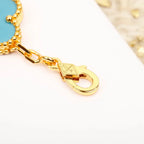 [Twinkle jewelry]New  CLOVER 5 MOTIF TURQUOISE BRACELET COLLECTION