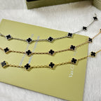 [¡®Twinkle jewelry¡¯]CLOVER 6 MOTIF  ONYXS BRACELET