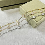 [¡®Twinkle jewelry¡¯]CLOVER 6 MOTIF WHITE MOP BRACELET
