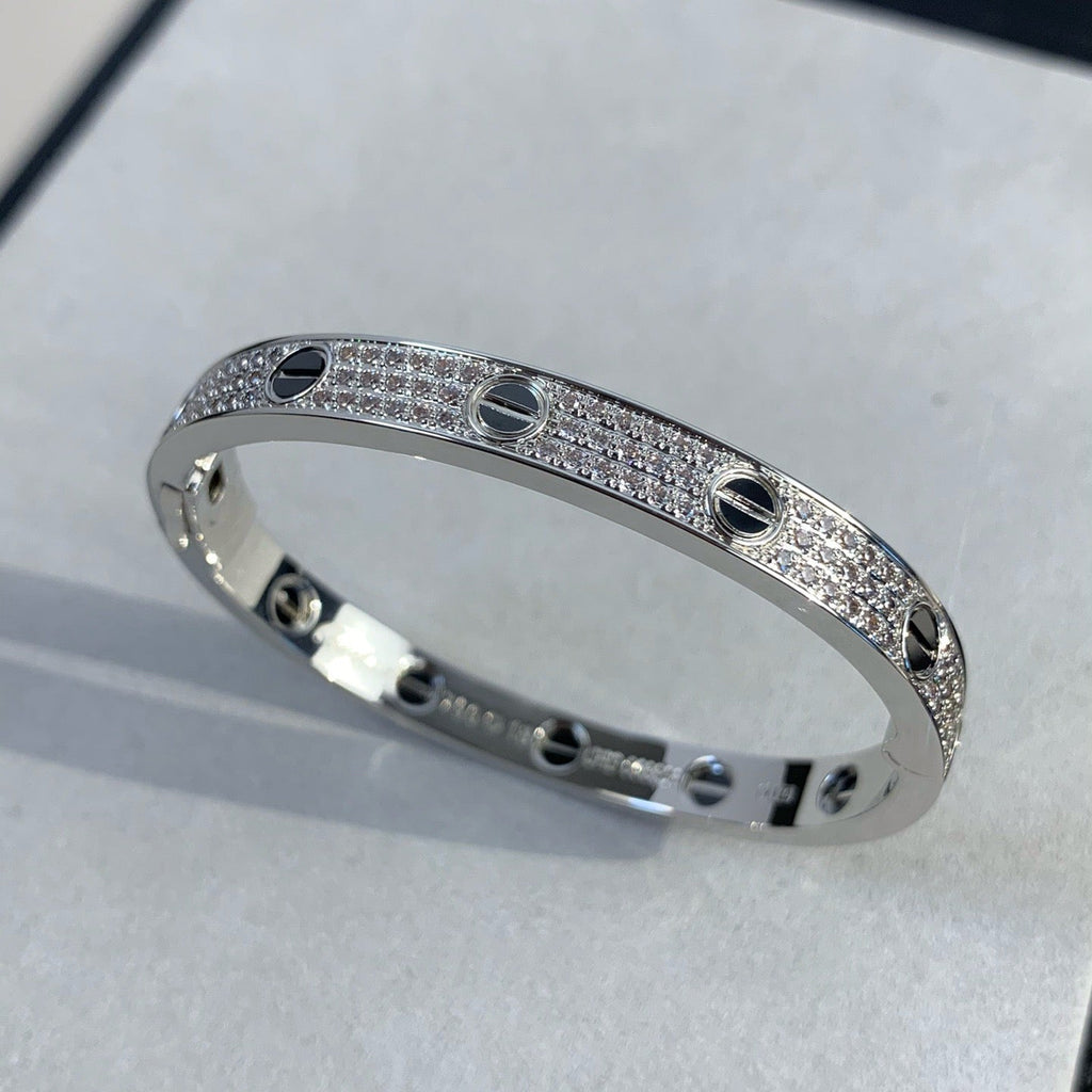 ¡®Twinkle jewelry¡¯LOVE BRACELET 6.1MM DIAMOND-PAVED CERAMIC