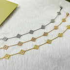 [Twinkle jewelry]New CLOVER 6 MOTIF DIAMOND BRACELET