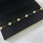 [Twinkle jewelry]New CLOVER 6 MOTIF DIAMOND BRACELET