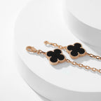 ¡®Twinkle jewelry¡¯CLOVER 10 MOTIFS ONYX NECKLACE