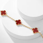 ¡®Twinkle jewelry¡¯CLOVER 10 MOTIFS CARNELIAN NECKLACE