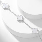 ¡®Twinkle jewelry¡¯CLOVER 10 MOTIFS WHITE MOTHER OF PEARL NECKLACE