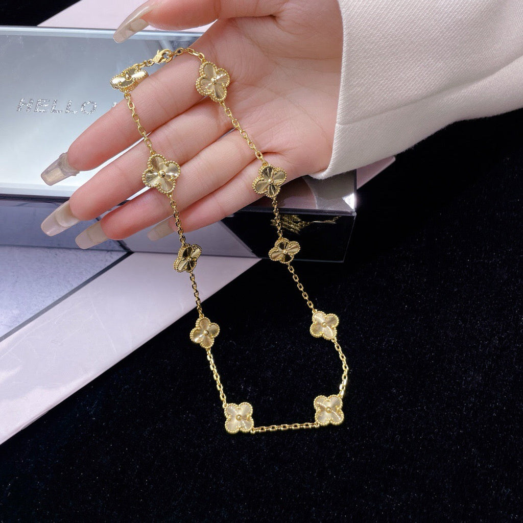 ¡®Twinkle jewelry¡¯CLOVER 10 MOTIFS LASER NECKLACE