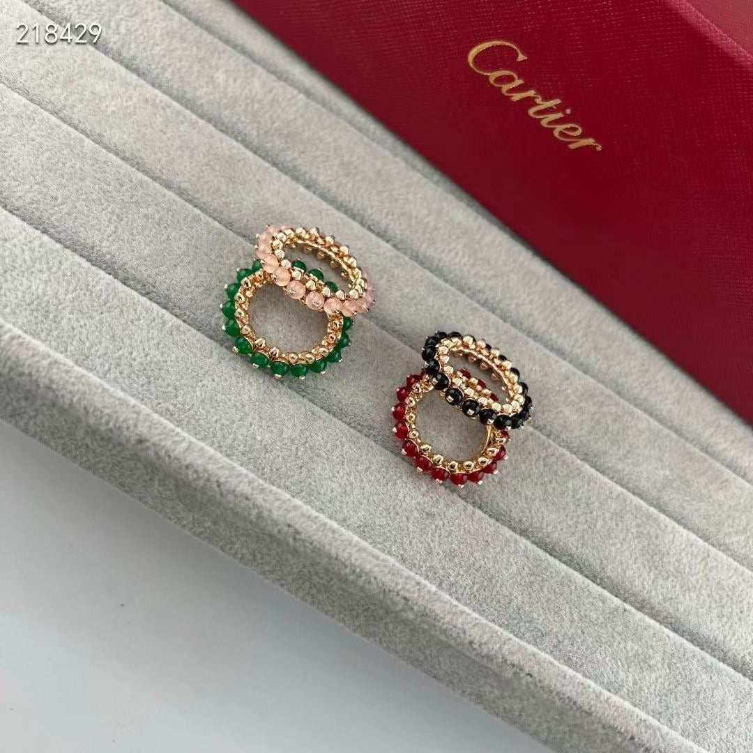 [Twinkle]CLASH NEW COLORED GEMSTONE RING