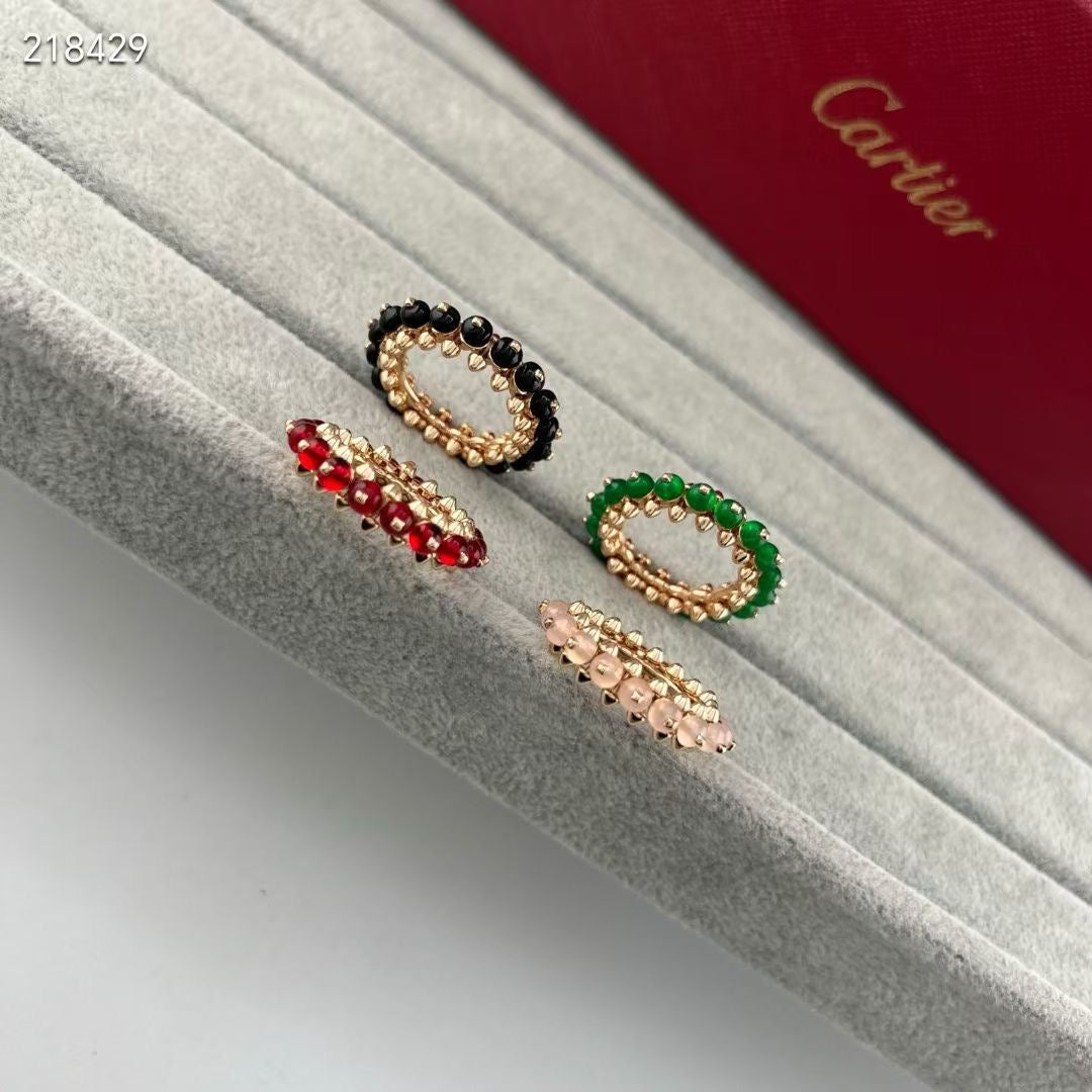 [Twinkle]CLASH NEW COLORED GEMSTONE RING