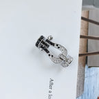 ¡®Twinkle jewelry¡¯FORCE LARGE HORSESHOE BLACK WHITE DIAMOND BRACELET ROSE GOLD