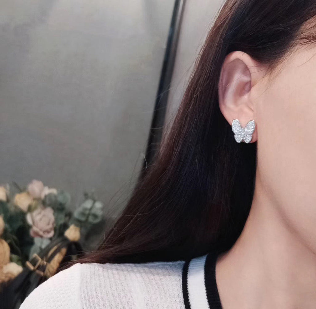 ¡®Twinkle jewelry¡¯BUTTERFLY ALL DIAMOND EARRINGS