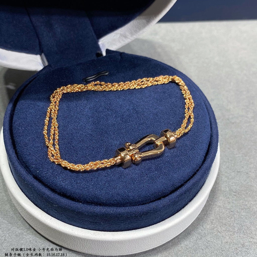 ¡®Twinkle jewelry¡¯FORCE SMALL HORSESHOE  DIAMOND CHAIN ROPE BRACELET