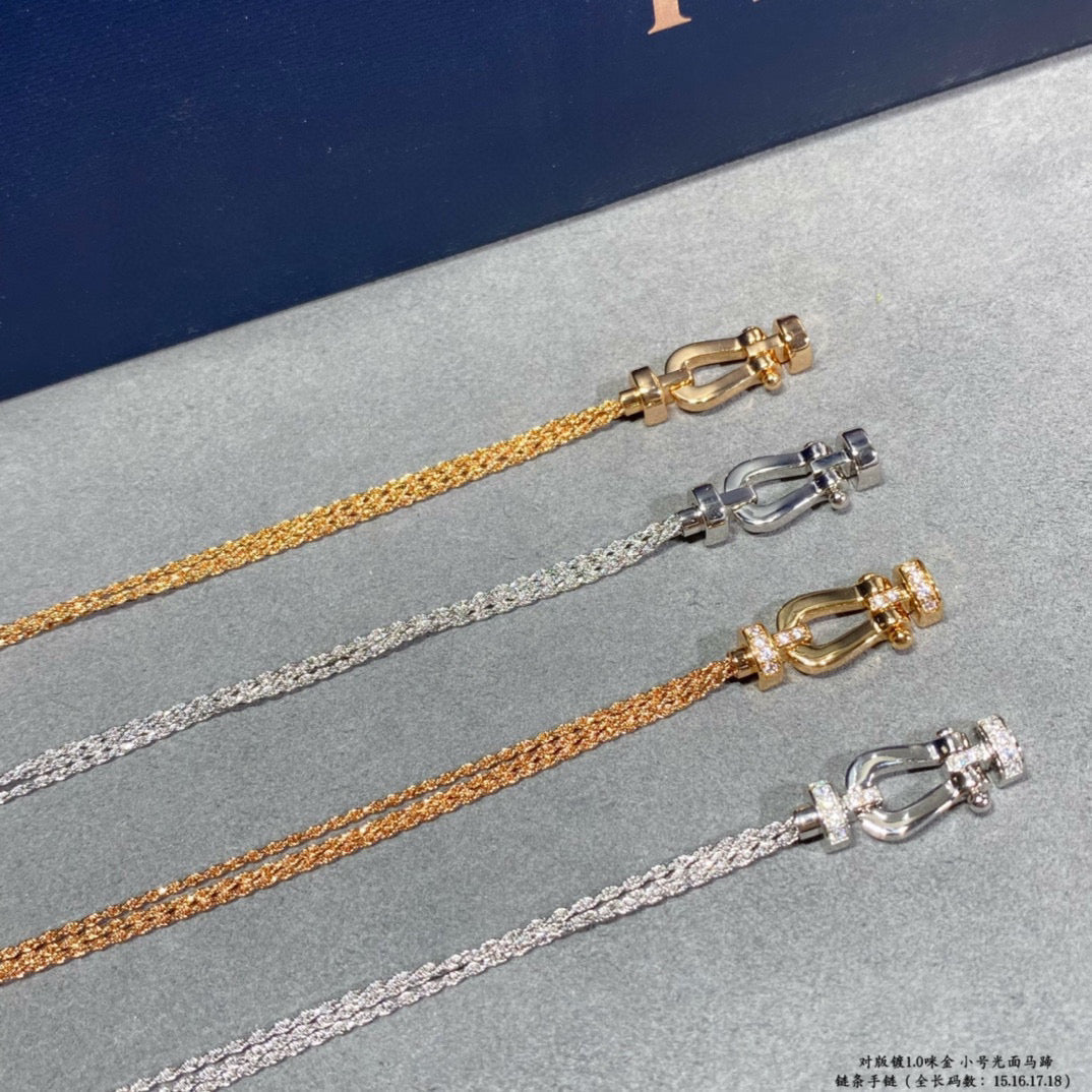 ¡®Twinkle jewelry¡¯FORCE SMALL HORSESHOE  DIAMOND CHAIN ROPE BRACELET