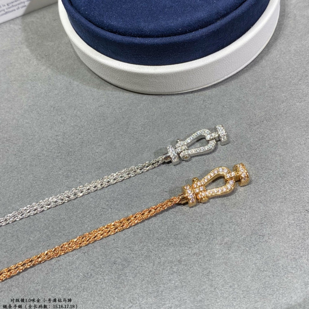 ¡®Twinkle jewelry¡¯FORCE SMALL HORSESHOE  DIAMOND CHAIN ROPE BRACELET