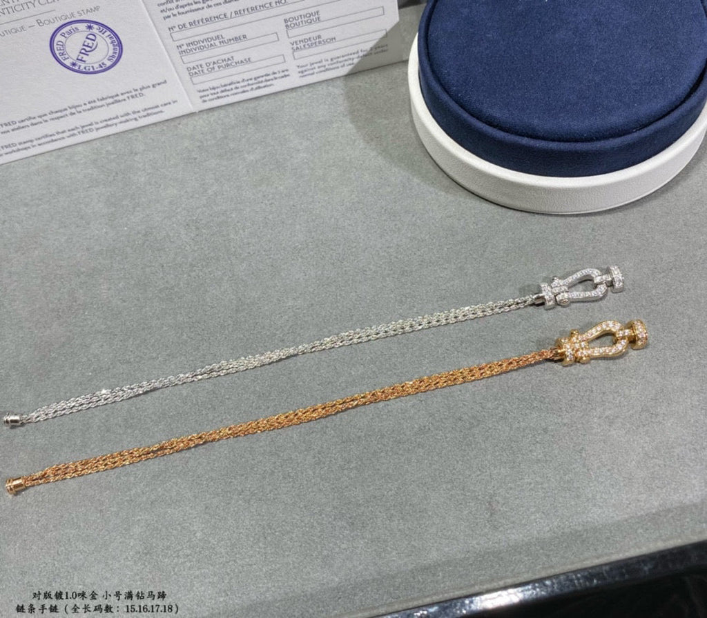 ¡®Twinkle jewelry¡¯FORCE SMALL HORSESHOE  DIAMOND CHAIN ROPE BRACELET
