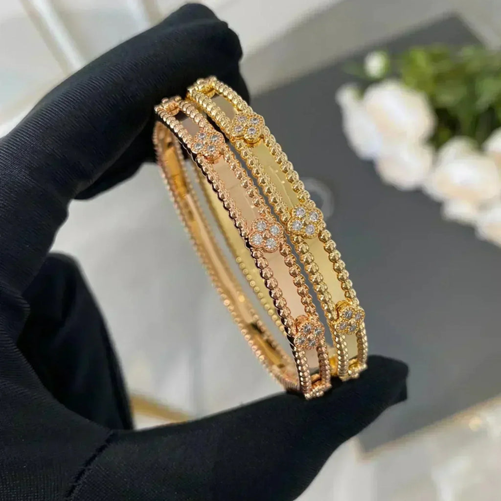 ¡®Twinkle jewelry¡¯CLOVER BRACELET 4MM DIAMONDS