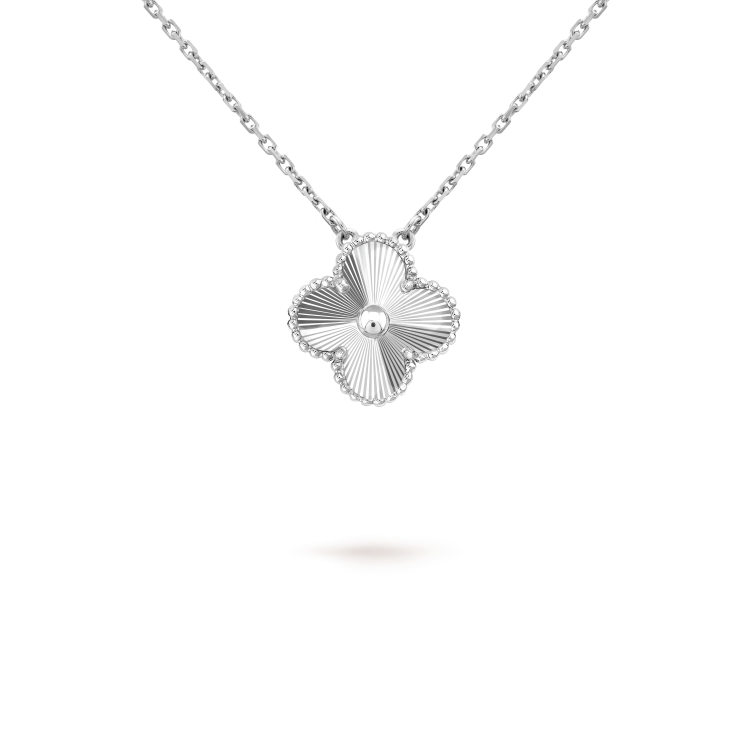 ¡®Twinkle jewelry¡¯CLOVER 15MM LASER NECKLACE SILVER