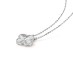 ¡®Twinkle jewelry¡¯CLOVER 15MM LASER NECKLACE SILVER