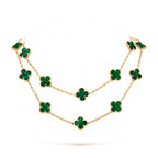¡®Twinkle jewelry¡¯CLOVER 20 MOTIFS MALACHITE GOLD
