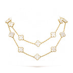 ¡®Twinkle jewelry¡¯CLOVER 20 MOTIFS WHITE MOP NECKLACE