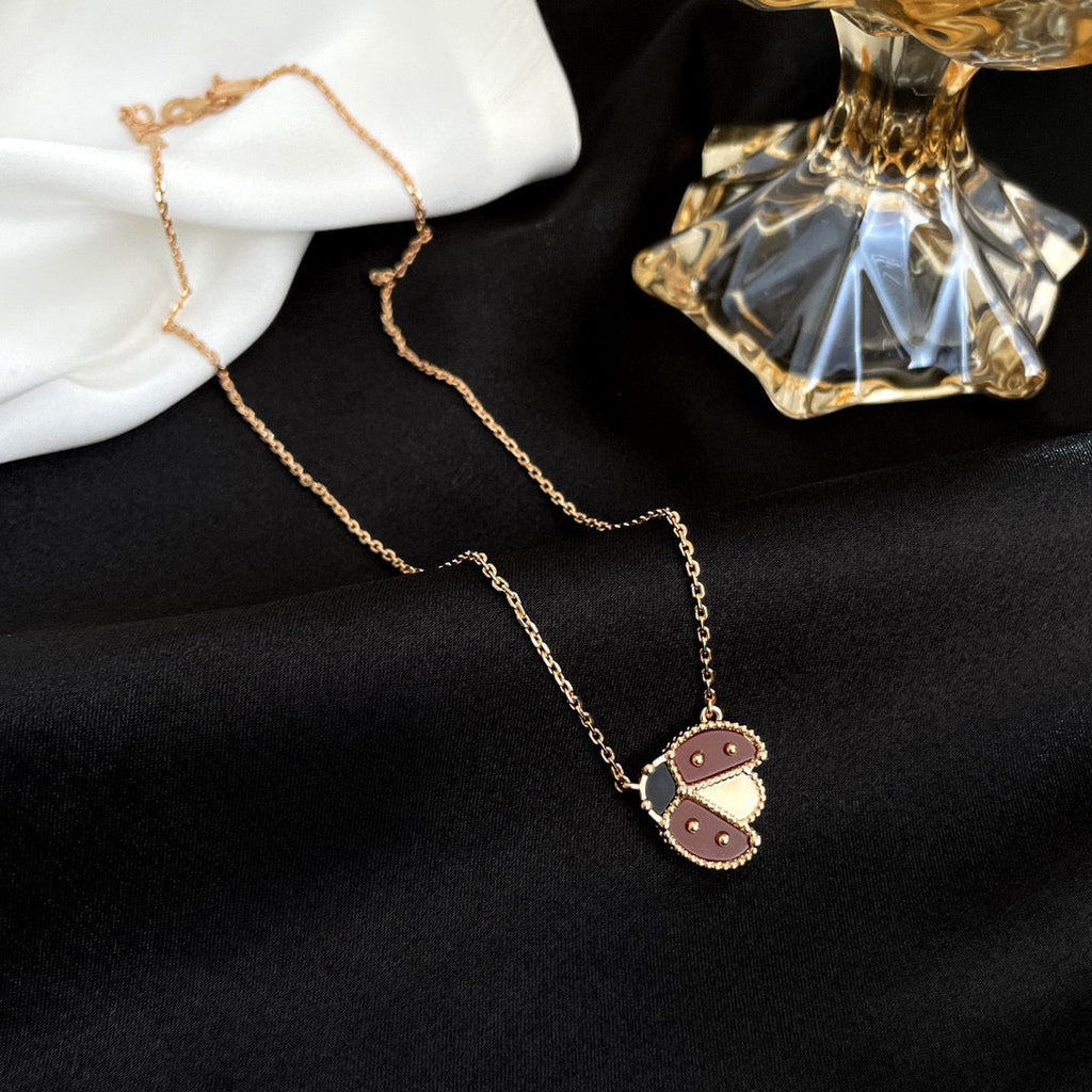 ¡®Twinkle jewelry¡¯LUCKY  CARNELIANS LADYBUG NECKLACE