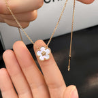 ¡®Twinkle jewelry¡¯LUCKY  WHITE MOP  PLUM BLOSSOM NECKLACE