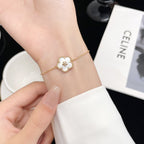¡®Twinkle jewelry¡¯LUCKY WHITE MOP PLUM BLOSSOM  BRACELET