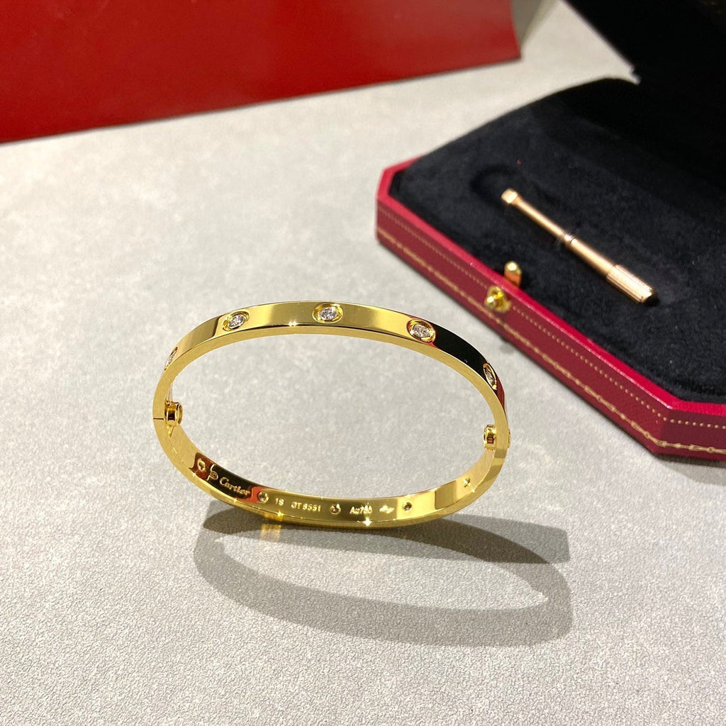 ¡®Twinkle jewelry¡¯LOVE BRACELET 6.1MM 10 DIAMONDS