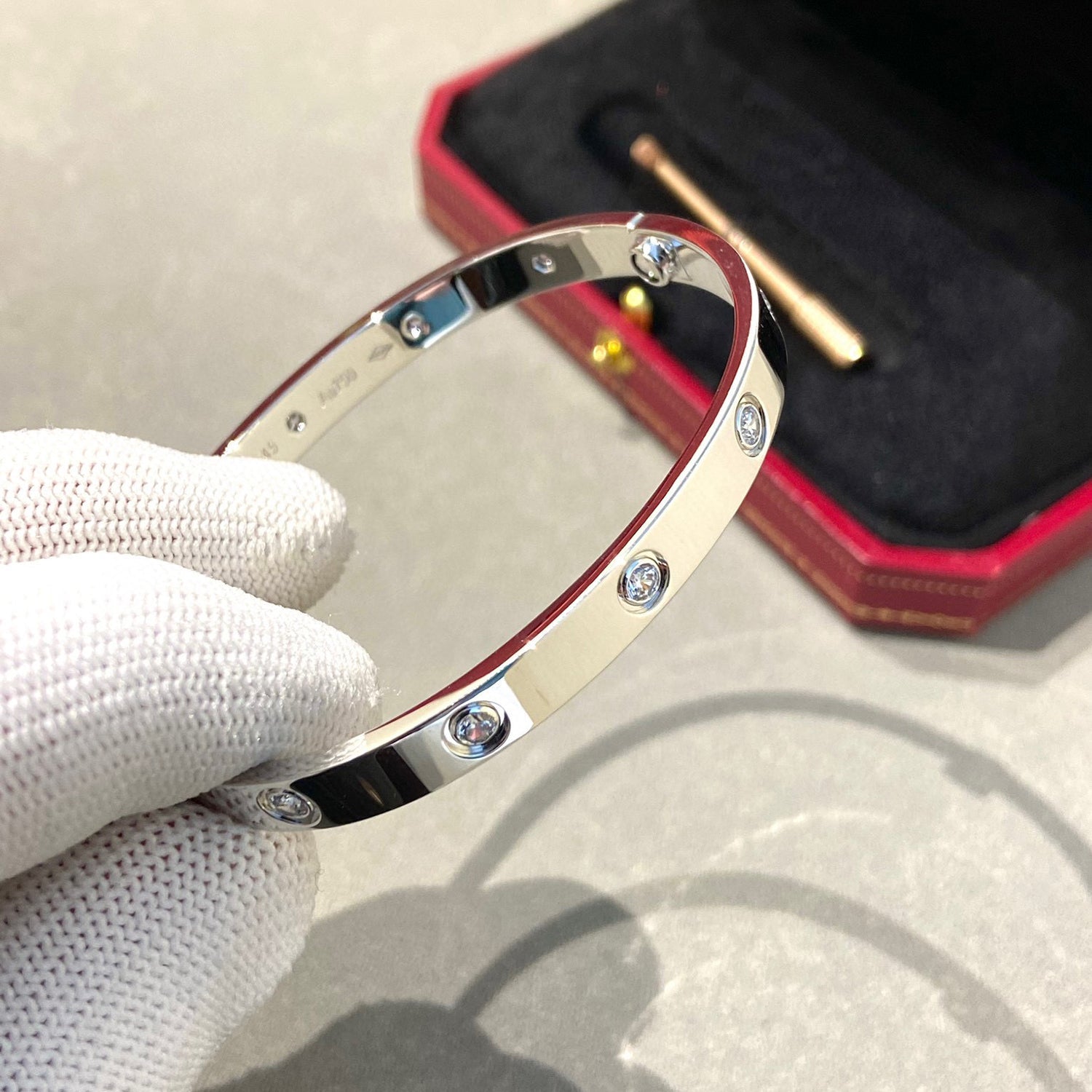 ¡®Twinkle jewelry¡¯LOVE BRACELET 6.1MM 10 DIAMONDS