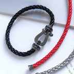 ¡®Twinkle jewelry¡¯FORCE LARGE SERIES HORSESHOE BLACK SAMURAI BRACELET