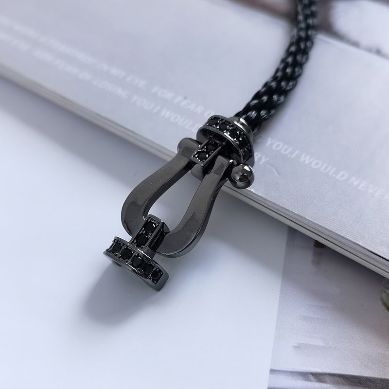 ¡®Twinkle jewelry¡¯FORCE LARGE SERIES HORSESHOE BLACK SAMURAI BRACELET
