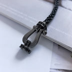¡®Twinkle jewelry¡¯FORCE LARGE SERIES HORSESHOE BLACK SAMURAI BRACELET