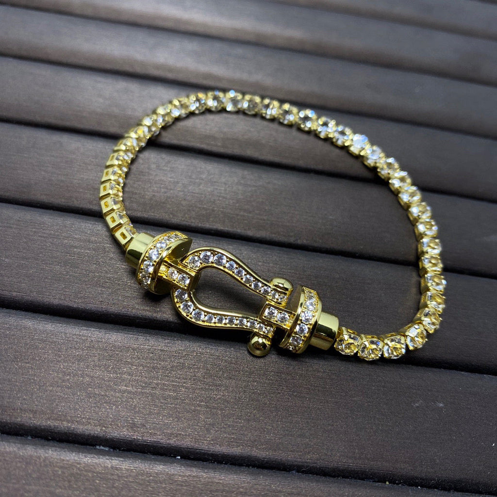 ¡®Twinkle jewelry¡¯FORCE  HORSESHOE  DIAMOND TENNIS BRACELET