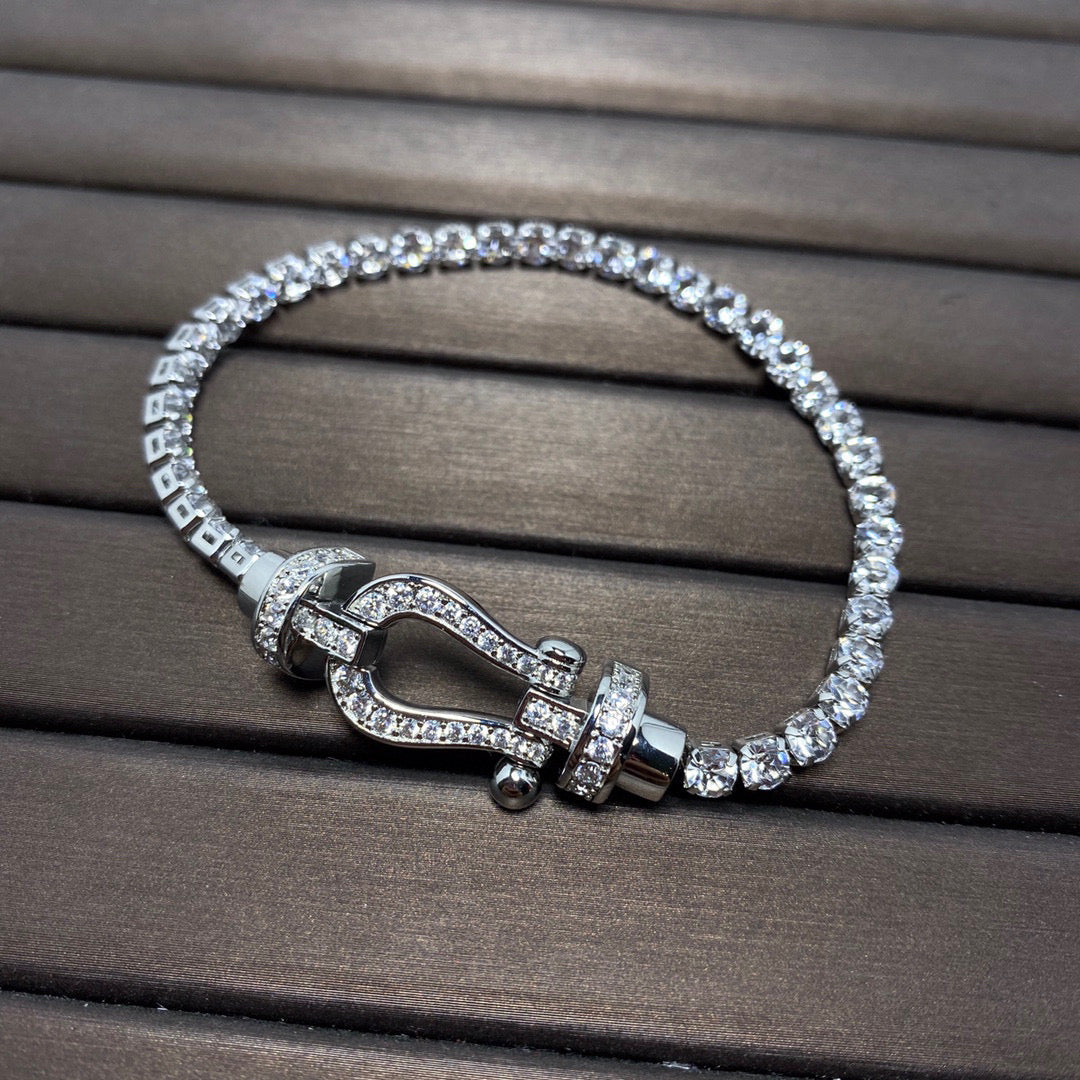 ¡®Twinkle jewelry¡¯FORCE  HORSESHOE  DIAMOND TENNIS BRACELET