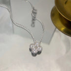 ¡®Twinkle jewelry¡¯CLOVER 15MM DIAMOND SINGLE FLOWER NECKLACE
