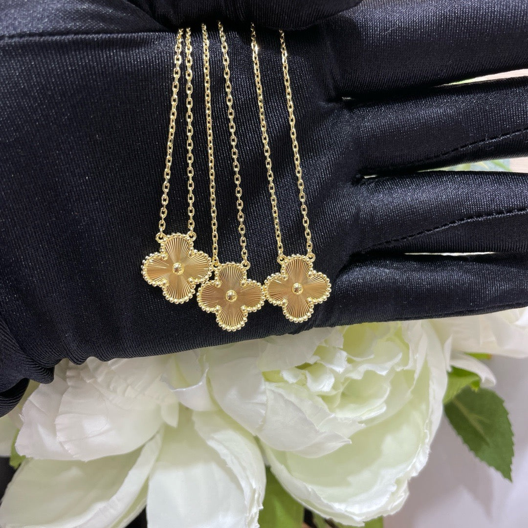 ¡®Twinkle jewelry¡¯CLOVER 15MM LASER NECKLACE