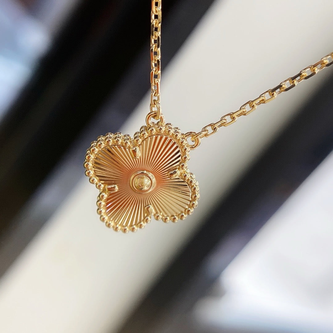 ¡®Twinkle jewelry¡¯CLOVER 15MM LASER NECKLACE