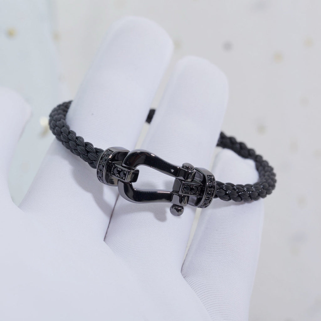 ¡®Twinkle jewelry¡¯FORCE LARGE SERIES HORSESHOE BLACK SAMURAI BRACELET