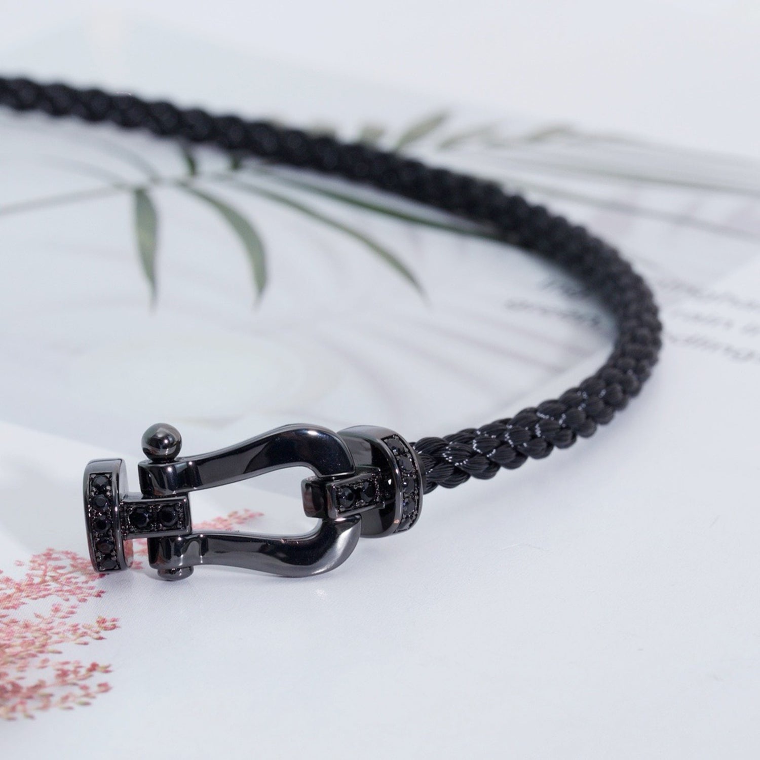 ¡®Twinkle jewelry¡¯FORCE LARGE SERIES HORSESHOE BLACK SAMURAI BRACELET