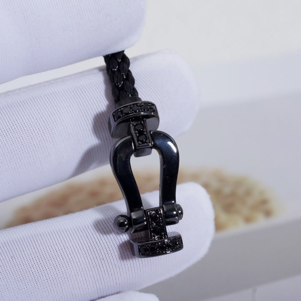 ¡®Twinkle jewelry¡¯FORCE LARGE SERIES HORSESHOE BLACK SAMURAI BRACELET