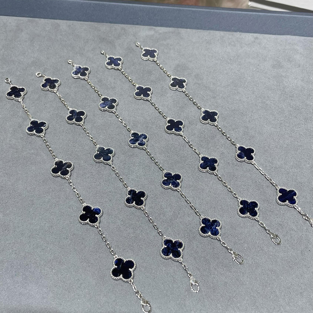 [Twinkle jewelry]New CLOVER 5 MOTIF PIETERSITE BRACELET COLLECTION