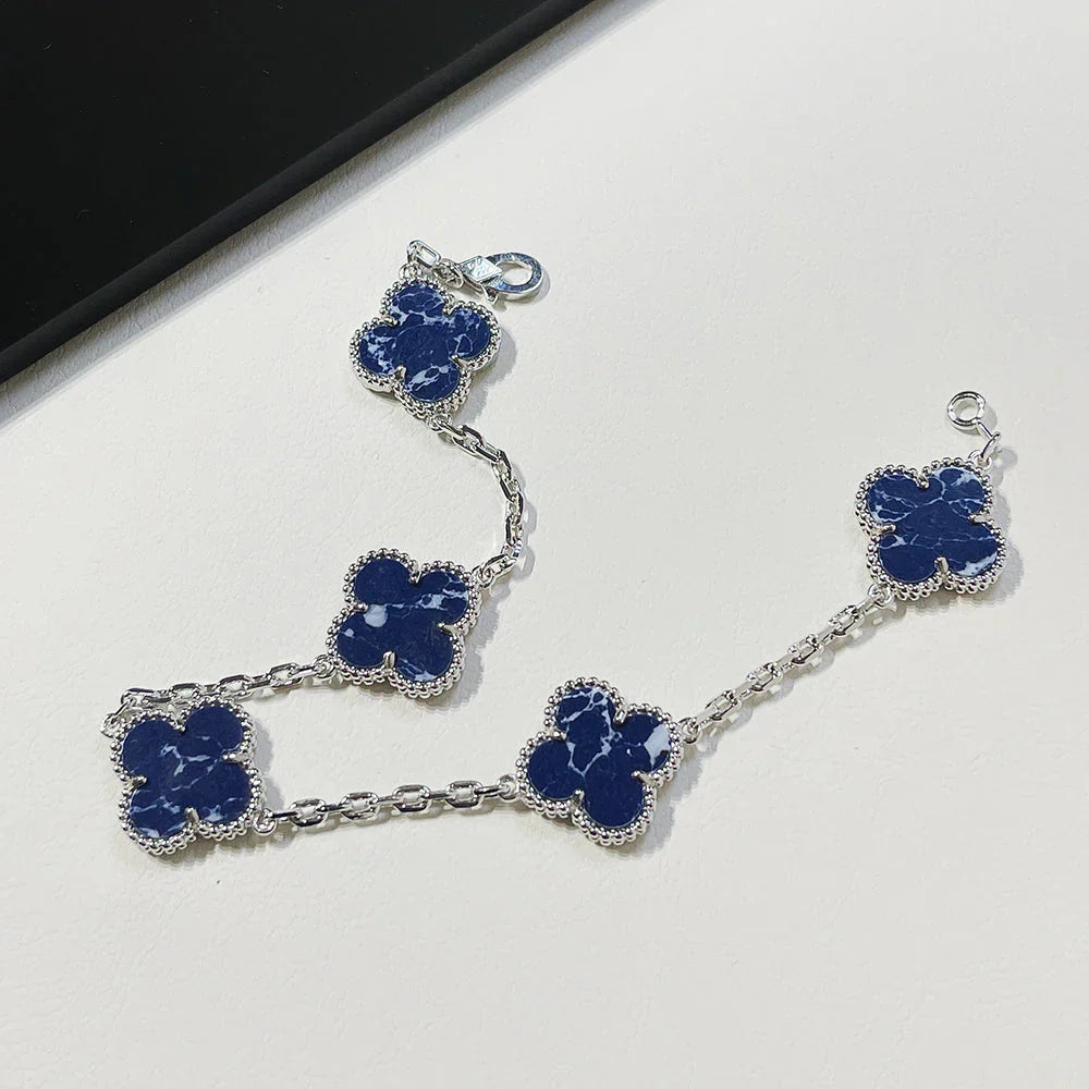 [Twinkle jewelry]New CLOVER 5 MOTIF PIETERSITE BRACELET COLLECTION