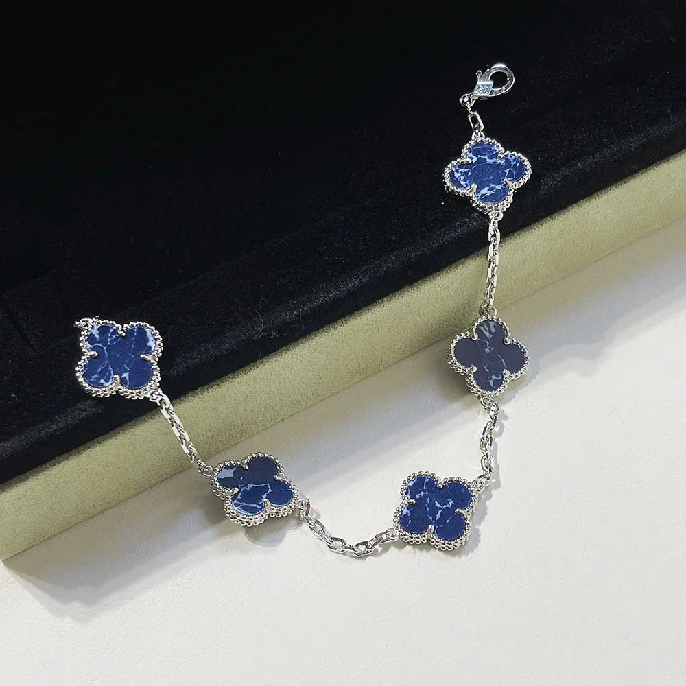 [Twinkle jewelry]New CLOVER 5 MOTIF PIETERSITE BRACELET COLLECTION