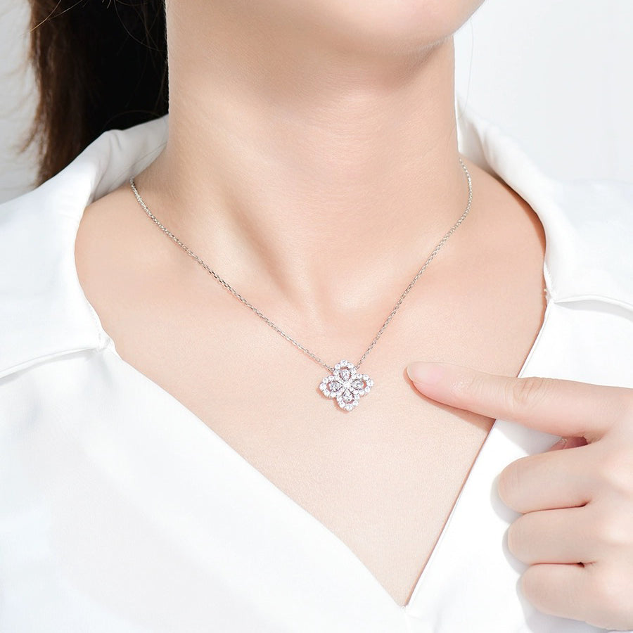 ¡®Twinkle jewelry¡¯LOOP NECKLACE FULL MOTIF DIAMOND 16MM MULTIPLE COLORS