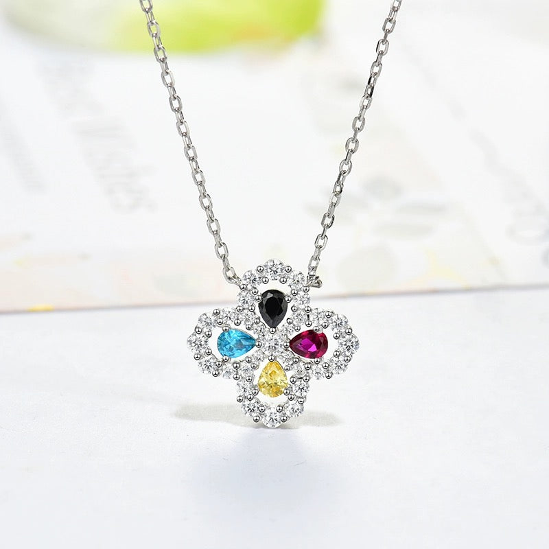 ¡®Twinkle jewelry¡¯LOOP NECKLACE FULL MOTIF DIAMOND 16MM MULTIPLE COLORS